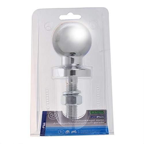 Birsppy APT trailer hitch ball Ø 50mm M16 ball head bolt straight