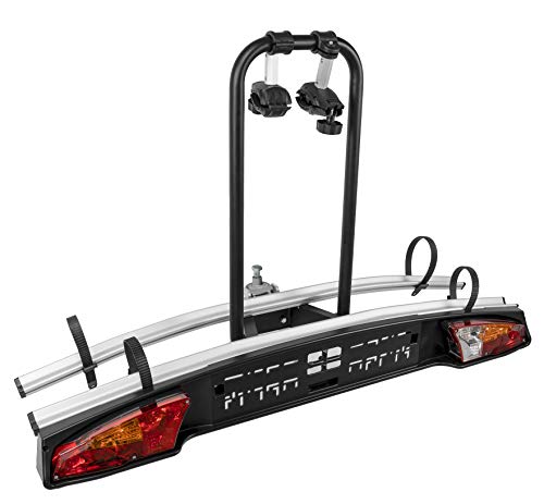 MENABO E-Bike bike carrier for tow bar, suitable for 2 bikes or eBikes.