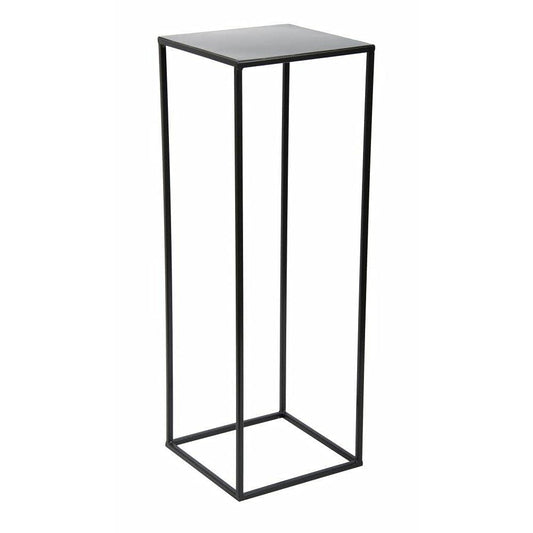HowHomely Flower Stand Metal Black 70 cm High - Solid and Sturdy Metal Flower Stand - Plant stand for decoration in living room, bedroom, or office.