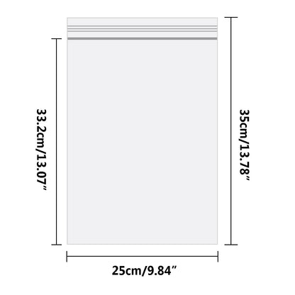 Ziplock bags, Resealable plastic bags, Large zip bags, Reclosable plastic bags, Thick and durable, Suitable for crafting, clothing storage, etc. 25x35cm 50 pieces.