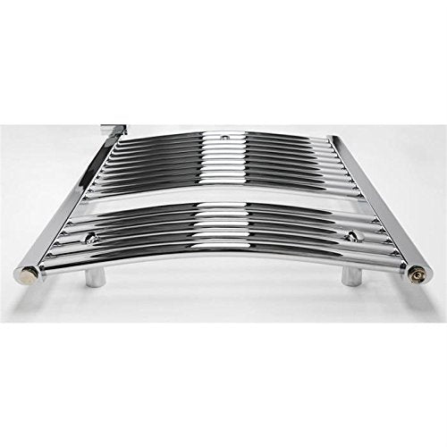 anapont electric towel warmer – chrome curved – with ON/OFF switch – bathroom heater electric – towel radiator – Made in Germany 1175h x 600w
