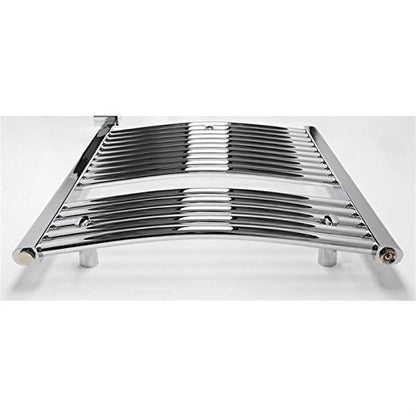 anapont electric towel warmer – chrome curved – with ON/OFF switch – bathroom heater electric – towel radiator – Made in Germany 1175h x 600w