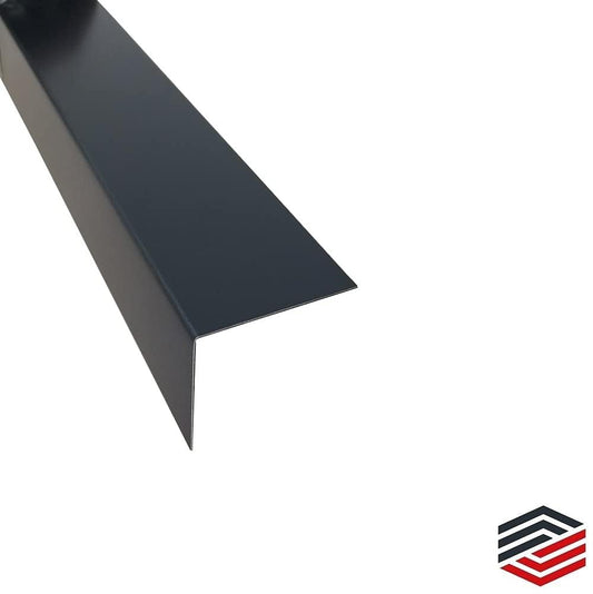 Aluminum angle anthracite angle profile angle sheet corner protection 2000 mm long corner angle, item form: 90 x 90 x 0.8 mm