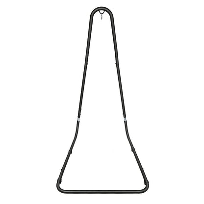 Hanging chair made of metal, hammock chair on stand, indoor hammock, adjustable height (200 - 250 cm), for garden, balcony, bedroom, max load 150 kg, Style C