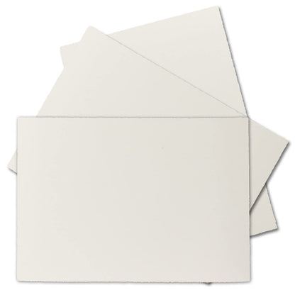 300 pieces of DIN A6 vintage cards, mould-made paper, 105 x 148 mm, natural white semi-matt finish - without fold - vellum surface - cards made of mould-made paper.