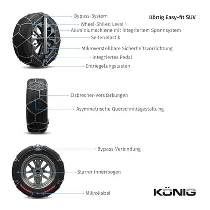 KING Easy-FIT SUV 230 - Snow chains