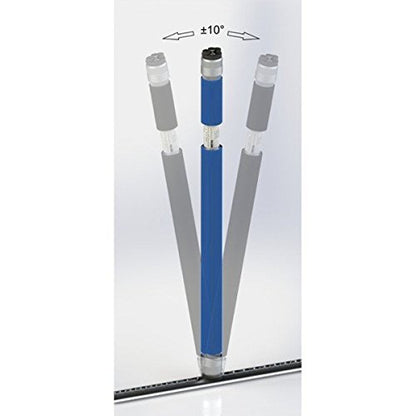 Airline beam - barrier for airline rails 1500-2200 mm - coating blue