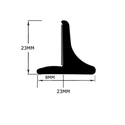 YouDuZui 1.5m Universal Mudguards Car Wheel Fender Extension Shaping Flares Car Tire Eyebrows Trim Strip Stick Out Edge for Car Protector and Decoration, Pack of 4 PCS