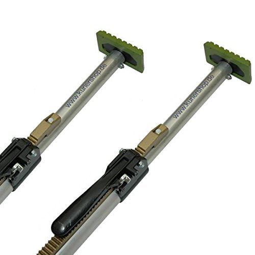 Courier Shop: 2 x clamping beams, aluminum, 42 mm, adjustable 1.68-2.05 m