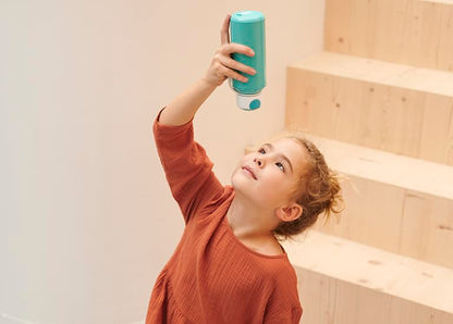 Mepal Little Dutch pop-up campus water bottle - personalized with name for kids - leak-proof bottle for school - BPA-free & dishwasher safe - 400 ml - Little Goose.