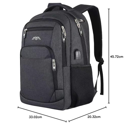Men's backpack, school backpack for boys teenagers, laptop backpack for school daypacks for work hiking traveling camping for 15.6 inch laptop.