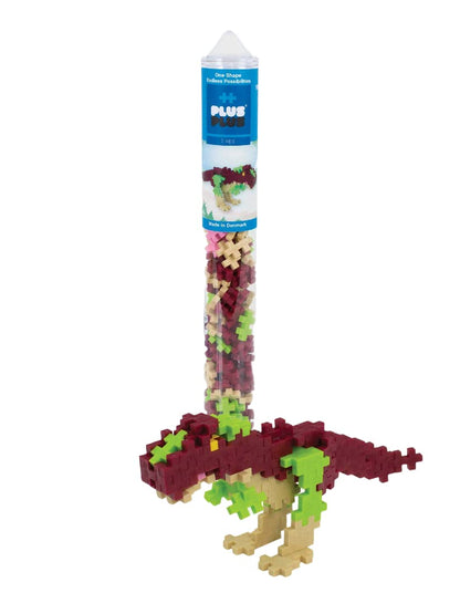 Plus-Plus 9607002 awesome construction toy, Basic, 600 pieces, colorful & Creative Building Blocks Tube, T-Rex, Dinosaur, awesome construction toy, 100 pieces, 300.4200, assorted