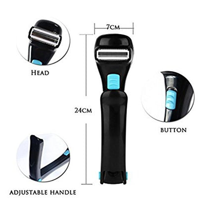 OFKPO foldable men's back shaver, electric body hair razor hair removal tool.