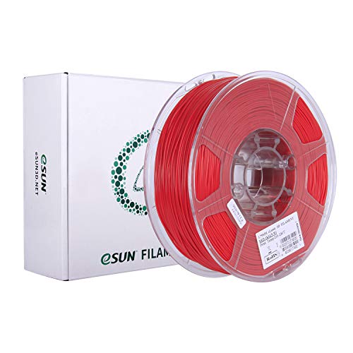 eSUN TPE 83A Filament 1.75mm, Flexible TPE 3D Printer Filament, Accuracy +/- 0.05mm, 1KG (2.2 LBS) Spool for 3D Printer in Vacuum Packaging, Red