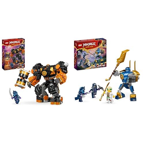 LEGO NINJAGO Cole's Earth Mech & NINJAGO Jay Battle Mech.