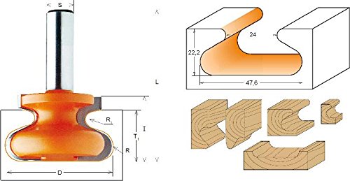 CMT ORANGE TOOLS 955.102.11 - Carbide Tipped Slot Cutter Z2 S=8 D=19.05X19.05
