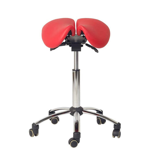 Teqler Saddle Stool red