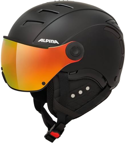 Alpina A9209 ski helmet, black matte, 59-61 cm.