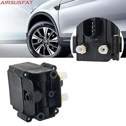 Airsusfat air suspension compressor valve block fits BMW F01 F02 F07 F11 X5 F15 X6 F16 air ride solenoid 37206789450 37206784137.