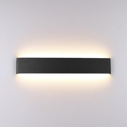 Klighten wall lamp, 16W, modern indoor wall lighting, 51cm, up and down wall light indoors, warm white 3000K for bedroom, living room, stairs, and bathroom, black.