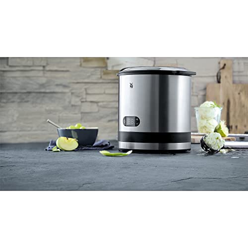 WMF Kitchen Minis 3in1 ice cream machine, ice maker for frozen yogurt, sorbet, and ice cream, freezing container 300 ml, 30-minute timer, frozen yogurt machine.