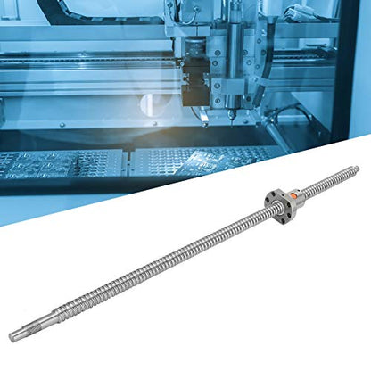 SFU1605 threaded spindle 600 mm stainless steel ball screw with BK12/BF12 support and 6.35 x 10 mm coupling set CNC parts