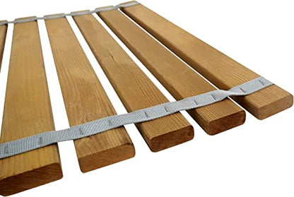 SudoreWell® 2 x Sauna Roll Grate Wooden Mat Floor Grate Red Cedar 90 x 50 x 1.5cm (V-C001)
