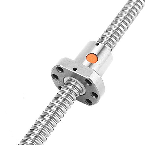 SFU1605 threaded spindle 600 mm stainless steel ball screw with BK12/BF12 support and 6.35 x 10 mm coupling set CNC parts