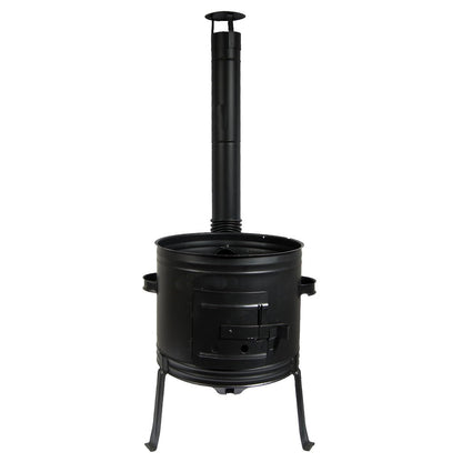 trophy-e-shop Stove 42 for goulash cauldron wood stove goulash cannon patio stove for pot up to 35 liters