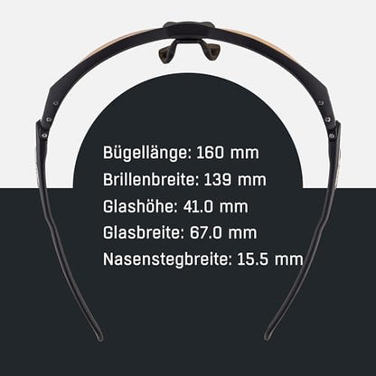 ALPINA TWIST FIVE HR V - Self-tinting, shatterproof & fog-free sports and cycling glasses with 100% UV protection for adults, black-red, One Size, Sporty