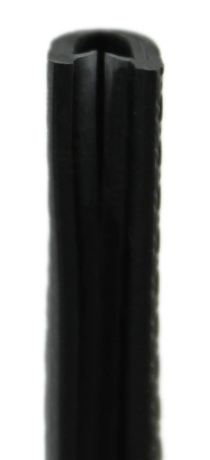 SMI edge protection profile KS1-2S-M for 1-2mm PVC with steel reinforcement Black self-clamping without adhesive - Edge protection, bead profile, edge profile, edge protection strip for car doors, sheets (20 m)