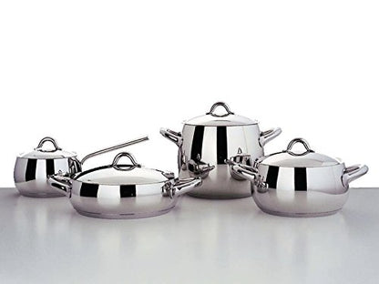 Alessi "MAMI" stainless steel saucepan, 14 cm, silver