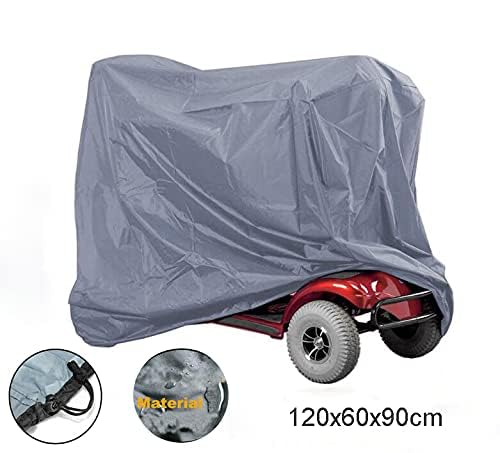 TOTMOX Mobility Scooter Cover - Protection from rain and sun for most disabled scooters (120x60x90cm)