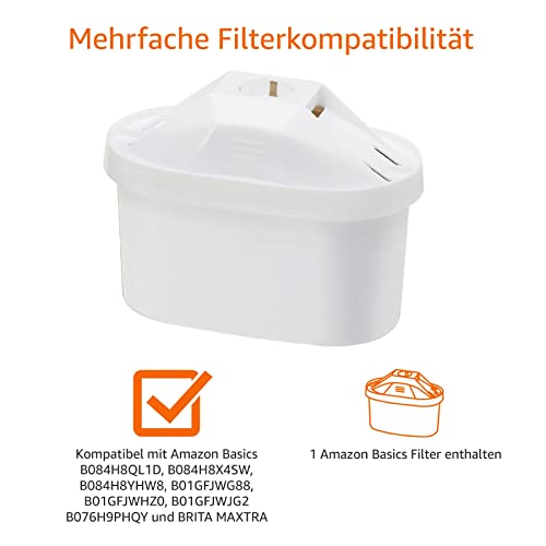 Amazon Basics Water Filter 2.3 Liters - Black