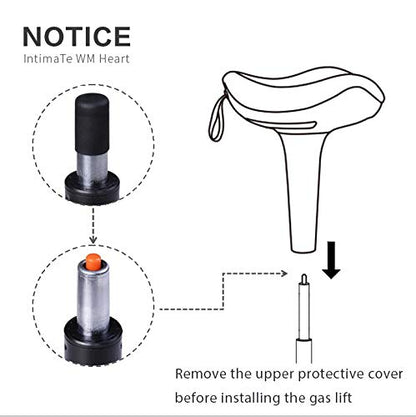 IWMH Ergonomic Work Stool, Height Adjustable Standing Aid, Breathable Sit-Stand Stool 360° Rotatable, Ergonomic Standing Stool Office, Gray (Gray)