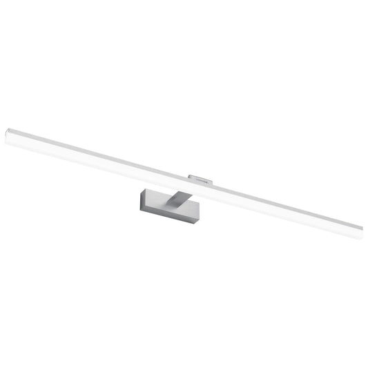 Klighten LED mirror light bathroom lamp 100CM, silver bathroom mirror lighting lamp 28W 1560LM bathroom lamp mirror lamp, 180° rotation, cold white 6000K, IP44 waterproof LED makeup light