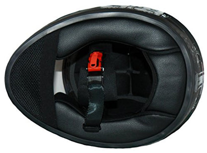 protectWEAR Motorcycle Helmet FS-801-99 black/gray size S