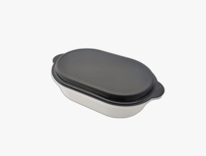 Tupperware SMALL Super Servierstar 2.5 L Sieve Server Thermo-Duo Kitchen Utensil with sieve in black and white Chef Keep warm Warmie Tups Sieve