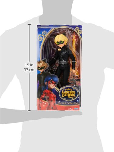 BANDAI - Miraculous Ladybug and Cat Noir - Doll - Cat Noir- Adrien - 26 cm tall articulated dress-up doll - P50015
