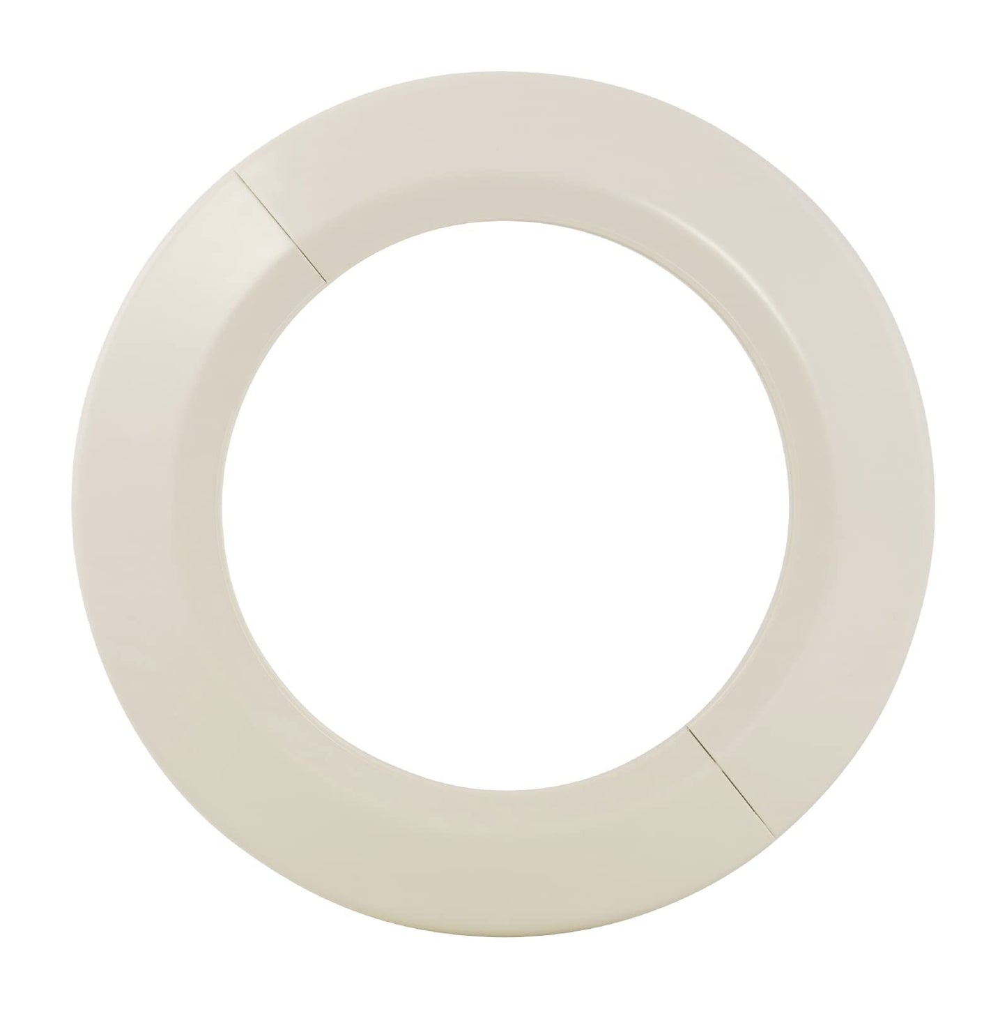 Sanitop-Wingenroth clamping rosette for connection bend or pipe | Ø 110 mm | Height 100 mm | Wall rosette for toilet | Covering up unsightly areas | Cover rosette for toilet | Plastic | Pergamon | 21788 0