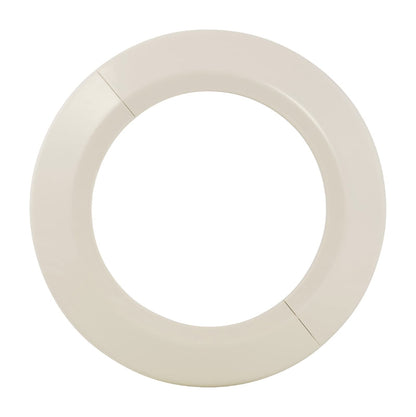 Sanitop-Wingenroth clamping rosette for connection bend or pipe | Ø 110 mm | Height 100 mm | Wall rosette for toilet | Covering up unsightly areas | Cover rosette for toilet | Plastic | Pergamon | 21788 0
