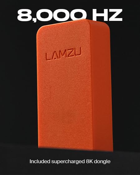 Fnatic x Lamzu Maya X 8K Medium-Large Wireless Pro Gaming Mouse Special Edition, Pixart 3950 sensor, light 47g, up to 80h battery life/1kHz polling rate, optical switches, Windows & Mac compatible.