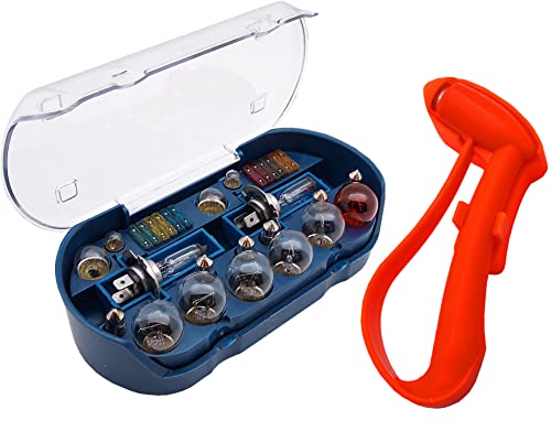 bemiX H7 car lamp set 30-piece with car fuses and emergency hammer car lighting bulbs H7 automotive replacement lamp set