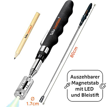Gifts for men, magnetic wristband craftsman 2025 including magnetic rod and pencil for holding screws and nails, gift ideas for Father's Day, Men's Day, birthday, dad, gadgets tool.