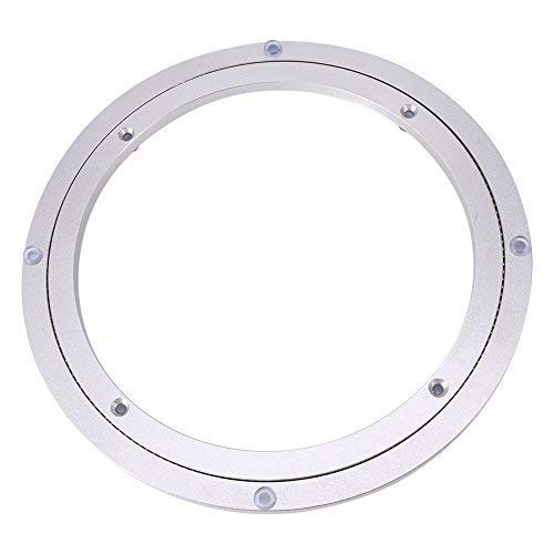Aluminum alloy swivel base with turntable for kaleidoscope rotating base for display [10 inches] furniture gliders.