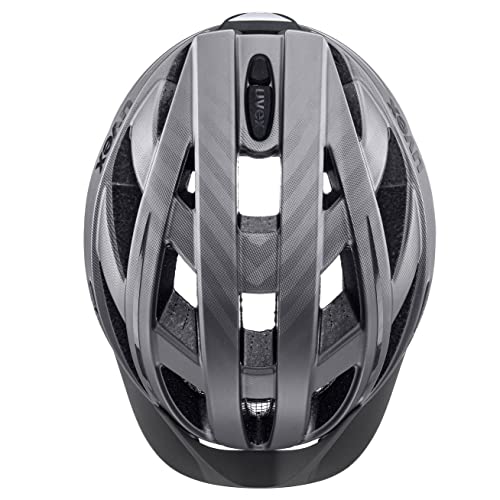 uvex city i-vo MIPS - lightweight city helmet for women and men - MIPS system - washable interior - titanium matte - 52-57 cm