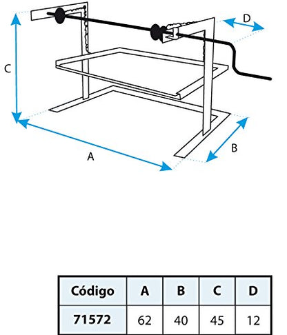 Imex the Fox 71572 Spacer for Set Square (62 x 42 x 43 cm)