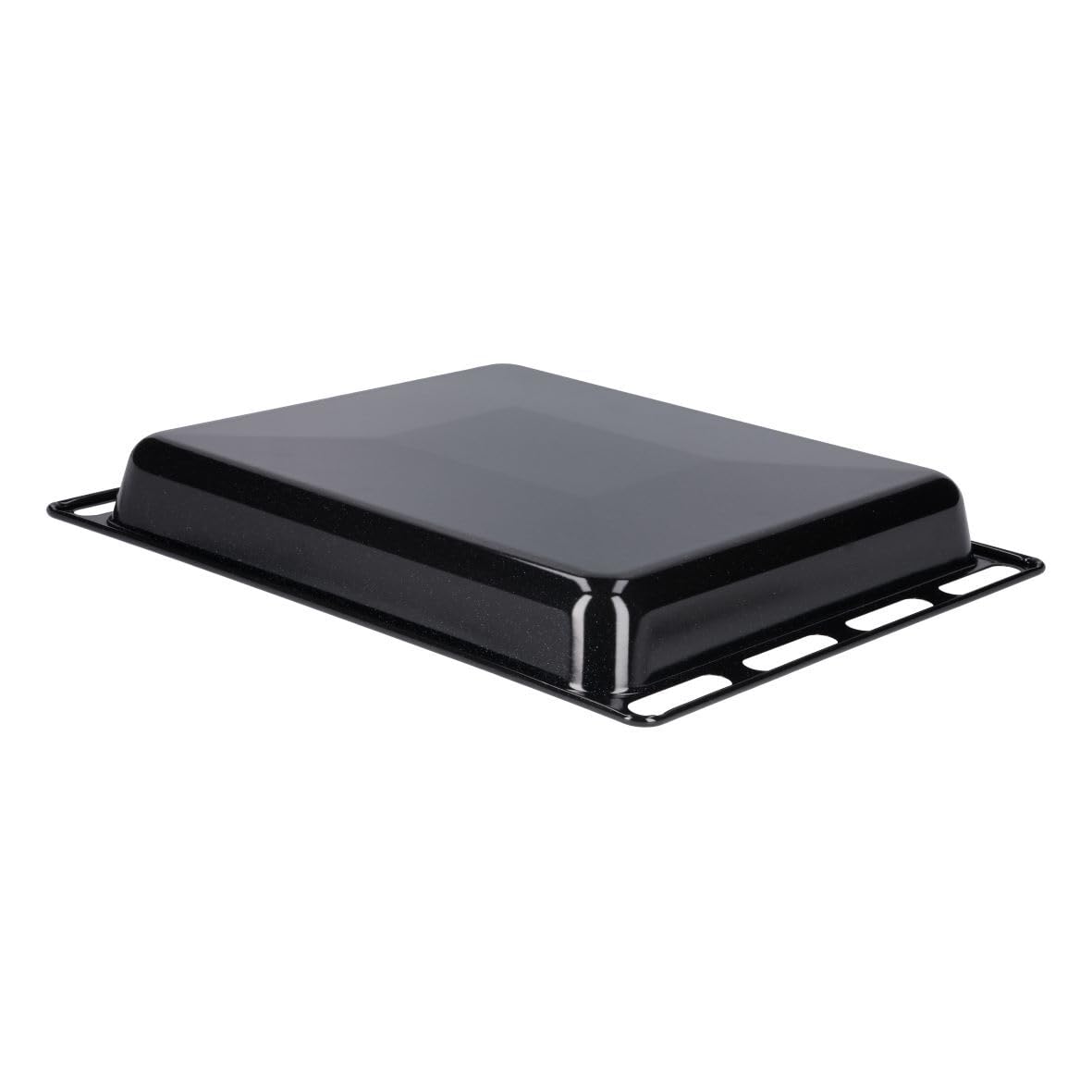 Baking sheet cake pan, grease tray 446x365x56mm enameled oven stove Indesit Hotpoint C00099622 also Whirlpool 482000022808 for FB970C C65SP6 K6C11 FD960P FT850 SE651X CI56HW FZ1022 C60DTX