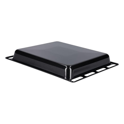 Baking sheet cake pan, grease tray 446x365x56mm enameled oven stove Indesit Hotpoint C00099622 also Whirlpool 482000022808 for FB970C C65SP6 K6C11 FD960P FT850 SE651X CI56HW FZ1022 C60DTX