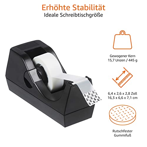 Amazon Basics Tape Dispenser, 3 Pack